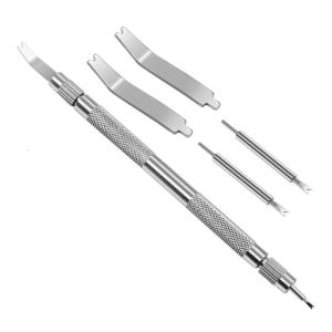 Spring Bar Tool Set with 4 Tips Pins for Watch Wrist Bands Strap Removal Repair Fix Kit Watch Pins Removal Tool