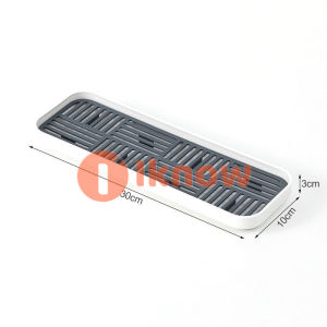 I Know Giá Để Xà Phòng Bồn Rửa Giá Để Miếng Bọt Biển Khay Để Ráo Nước Bộ Đồ Ăn Cốc Khay Đựng Đồ Rửa Chén Bát Dụng Cụ Sắp Xếp Nhà Bếp Trang Trí