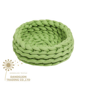 [DANDELION]Cotton KnittedBed Basket Warm Woven Cat Nest Cozy Cuddler for Dogs & Cats BedFurnitureHouse