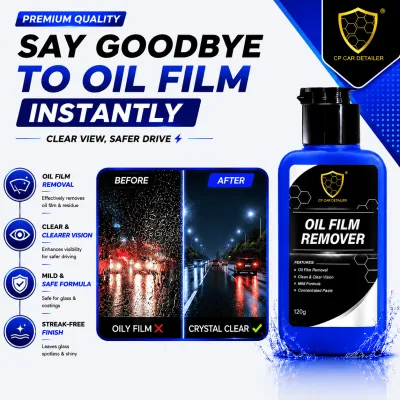「CP CAR Detailer」Windscreen Oil Film Removal Windshield Car Glass Cleaner Oil Film Remover 120g 玻璃油膜去除剂