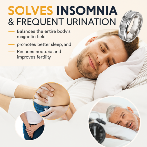 X22121705N Frosted Pattern Titanium Steel Mens Health Ring for All Seasons Stylish Mens Accessory Durable Stainless Steel Fashion Enthusiasts