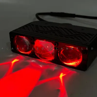 IBEZ i4 Lampu Tembak Biled 3 Mata Laser Dengan Kipas Pendingin