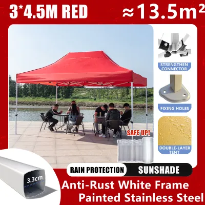 Retractable Car Canopy Tent | Heavy Duty Waterproof UV Sun Shade for Parking & Business