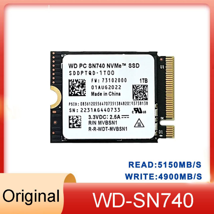 Western Digital WD SN740 2TB 1TB 512GB M.2 SSD 2230 NVMe PCIe Gen ...