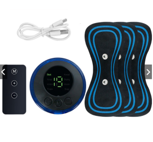 EMS Massager Portable Mini Body Relax Massager Back Neck Leg Shoulder Relief Muscle Electric Acupuncture Massage Pad Meridian Pulse Massage Stickers