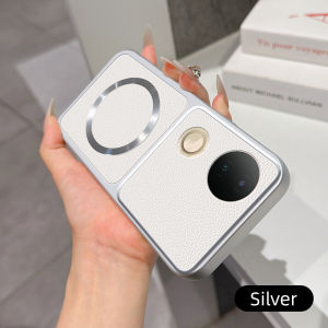 Ốp lưng cho Vivo S20 V2429A ốp da mờ có dạng nhẫn từ tính chống rơi và điện thoại chống sốc