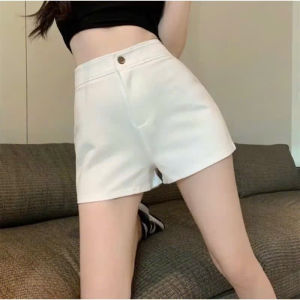 quần đùi kaki trơn không túi lưng cao tôn dáng siêu hắc vi 3