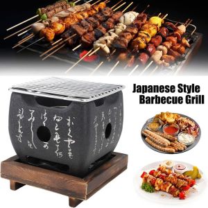 DOOUR Portable BBQ Grill Multi-Function Aluminium Alloy Carbon Barbecue Grills  Mini Charcoal Grill Indoor Outdoor