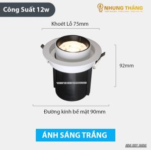 Đèn Âm Trần Thò Thụt DL-A103 ĐôiDL-A102 Đơn - Xoay 360 Độ Điều Chỉnh Góc Chiếu - Chip Led Siêu Sáng - Bảo HànH 1 Năm - CÓ VIDEO