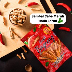 Snack / Camilan / Makanan Ringan Pamma Keripik Basreng Sambal Balado Cabe Ijo ala Minangkabau Cabe Merah Daun Jeruk Macaroni Original Cheddar Cheese Mie Goreng Hot Thai Chilli Sauce Otak Otak Sambal Matah Bali Sambal Rica Rica Crackers Corn Cheese