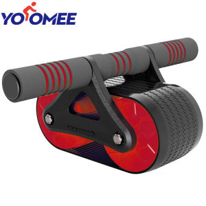 Yoomee AB Roller Wheel for Abdominal Exercise Core Workout Equipment with Automatic Rebound Assistance and Resistance Springs with Ergonomic Handle