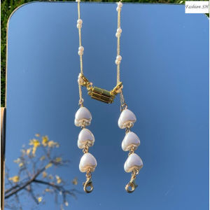 Fashion Love Pearl Necklace Anti-lost Rope Glasses Chain Lobster Clasp M60090-A