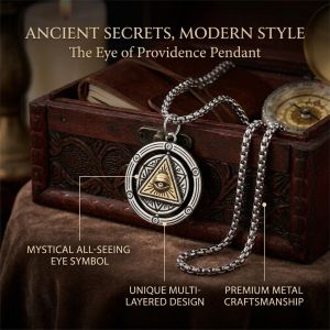 Pendant Evil Eye Necklace Cool Fashion Unique Gothic Punk Charm Jewelry Men Women Trendy Casual Street Style