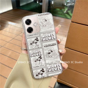 ใหม่ เคสโทรศัพท์ Phone Case Redmi A5 13X Xiaomi 15 POCO C71 X7 F7 Pro Ultra 5G เทรนด์ย้อนยุคสุดฮอต เคส หลากสีซิลิโคนน่ารักป้องกันการตกกรอบแบบนิ่ม2025