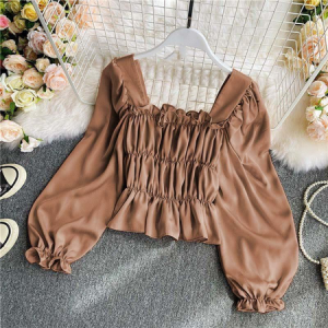 METHA BLOUSE Atasan Wanita Blouse Cantik Kekinian Ala Korean Style/ Terlaris/ Trendy/ Murah/ COD