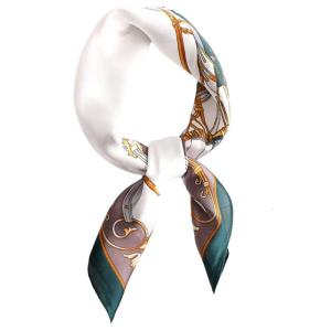 Womens Neck Scarf Trendy Pattern Silk Neckerchief Soft And Comfortable Bag Decorative Strap Belt Clothing Decoration
