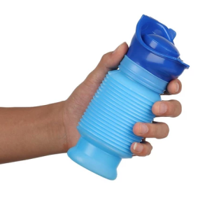 Bình nước tiểu có thể gập lại 750ml dành cho người lớn Trẻ em ngoài trời Bình nước tiểu du lịch có thể gập lại