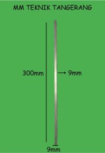 Spi 9 mm 9x12x300 9x14x300 9x9x300 9x9x50 Spie Pengunci Pully Sepi Penahan Puli Pengencang Kunci Pulley