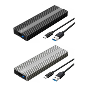 Aluminum Alloy M.2 NVMe SATAs SSDs Enclosure Case For Multiple Size and Rapid 5Gbps/10Gbps Transfer Speeds