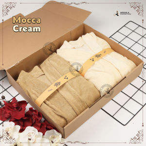 Kimono Handuk Couple Hampers Pernikahan Baju Handuk Pasangan Set Box