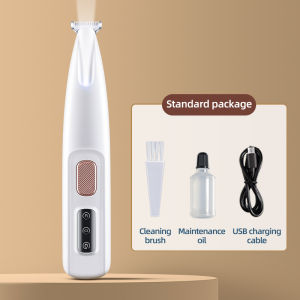 [✅SG Ready Stock] Dog and Cat Foot Trimmer with LED Light Fully Waterproof Pet Hair Trimmer with LED Display Pet Clipper