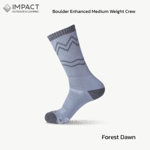 Na Giean ถุงเท้าเดินป่า Boulder Enhanced Medium Weight Crew Hiking Socks