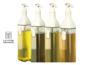 Glass Seasoning Bottle (4 in 1)