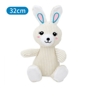 (Ready stock Malaysia) Rabbit Plush Toys For Dogs Animal Puppy Fidget Toys Squeaky Chew Bite Resistant Dog Accessories For Large Dogs