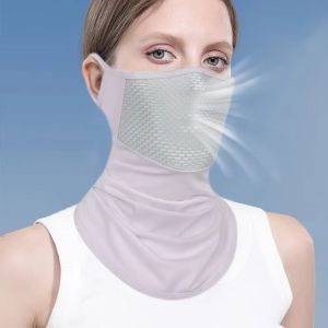 FGJEB Chống tia cực tím. nạ lụa băng Chống nắng Khô nhanh Khẩu trang dành cho người đi xe đạp. Khẩu trang Thoáng khí Khẩu trang có dây đeo tai Đi xe đạp