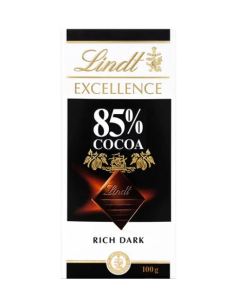 Date 09/26 Socola Lindt Excellence Socola Đắng 85% Thanh 100g - Rich Dark