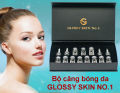 Bộ căng bóng da GLOSSY SKIN NO.1, giúp Màu da đồng đều, sáng bóng, Làm săn chắc da, tăng độ đàn hồi.