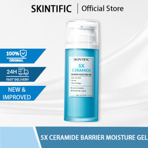 SKINTIFIC 5X Ceramide Barrier Repair Moisture Gel 80g Soothing Moisturizer Skincare Moisturiser Day Night Cream Centella | Light in texture