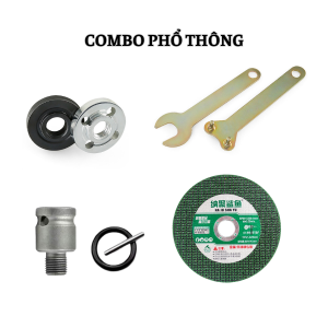 Bộ dụng cụ chuyển đổi biến máy siết bulong thành máy mài cắt đa năng cầm tay 100 tặng kèm nhiều phụ kiện