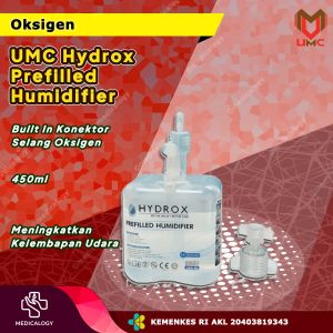 Hydrox Prefilled Humidifier 450 ml with Adaptor