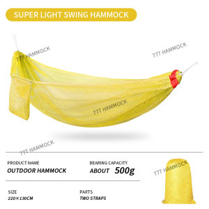 Duyan Travel Hammock with Storage Bag Duyan Ice silk Hammock Camping Hiking Outdoor Foldable Hammock