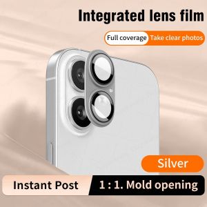 Kim Loại ống kính Máy ảnh Vỏ bảo vệ màn hình cho iPhone 17 iphone17 Nắp hợp kim nhôm với kính cường lực bảo vệ