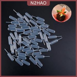N2HAO 100 chiếc ống nhỏ giọt nhựa dùng một lần dung tích 4ml để chiết rót dùng cho bánh cupcake