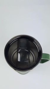 Classic Insulated Thermal Coffee Cup 400ml With Cover 304 SUS Office Water Cup