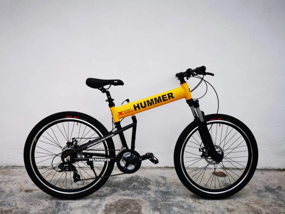 Hummer deals bike yellow