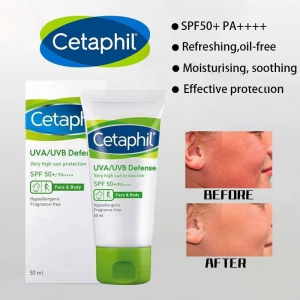 Cetaphil UVA/UVB Defense sunscreen SPF50+ PA++++ 50mL