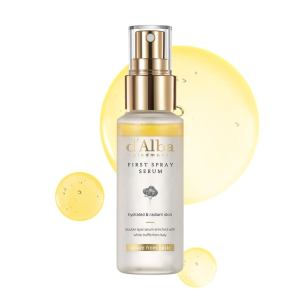 White Truffle First Spray Serum 100ml Dual Layer Mist Deep Hydration Anti-Aging Glow Setting Mist For All Skin.