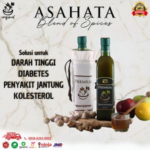Jus ASAHATA Premium Obat Darah Tinggi Hipertensi Herbal Alami Tradisional Asahata Premium