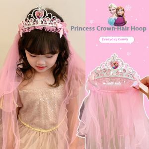 TUmama Vương Miện Công Chúa Veil headband cho cô gái câu chuyện cổ tích phụ kiện trang phục