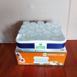 Máy Làm Sữa Chua 15 Cốc Thủy Tinh Hương Vị Truyền Thống Đơn Giản Dễ Làm