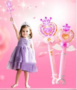 JoyToys 12 Songs Musical Fairy Magic Wand Girls Magic Staff With Light Princess Scepter Toys Birthday Present For Girls Mainan Tongkat Puteri Mainan Perempuan Murah Hadiah Budak Perempuan