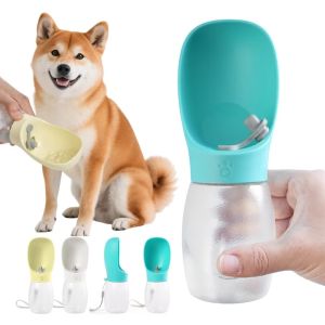 CANICECA Leakproof Design Dog Water Bottle 300ML Capacity Drinking Bowl Pet Travel Water Cup Durable Water Dispenser Cat Feeder Outdoor Walking
