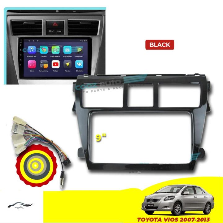 Toyota Vios radio panel 2008-2013 radio pane android player frame