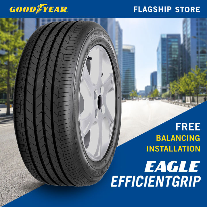 Goodyear 215/55R17 Efficient Grip Tyre For HRV/Camry [Free