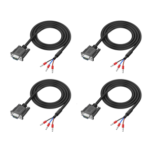 9 Pin DB9s Male to Female Serial Cable 3 Cores Signal Transfer for Reliable Communication