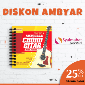 BUKU TRIK NO.1 MENGUASAI CHORD GITAR UNTUK PEMULA
